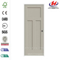 24 po x 80 pouces. Craftsman Smooth 3 panneaux Solid Core Pinté moulé Single Prehung porte d&#39;intérieur